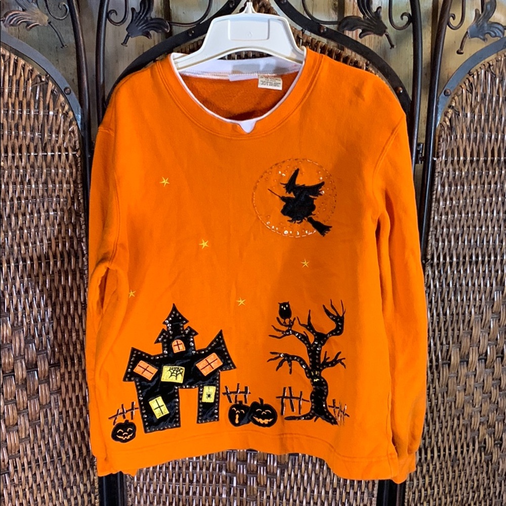 Vintage Halloween Sweatshirt Size L